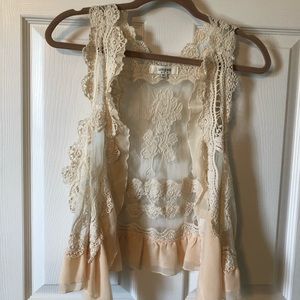 Umgee M/L Lace Vest
